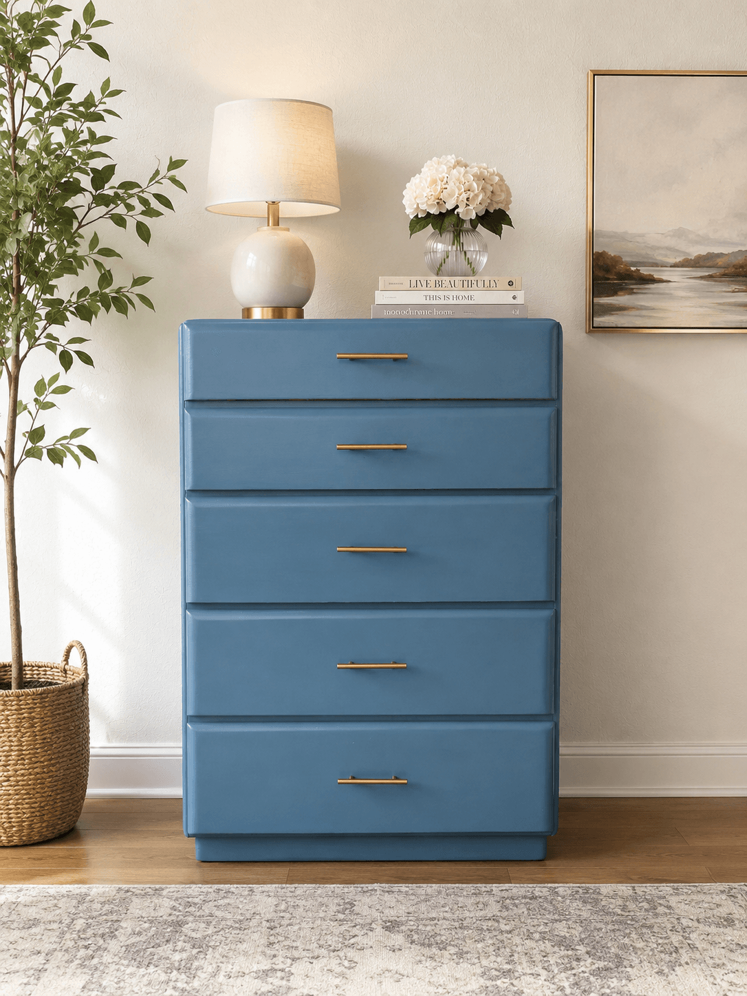 Blue Dresser