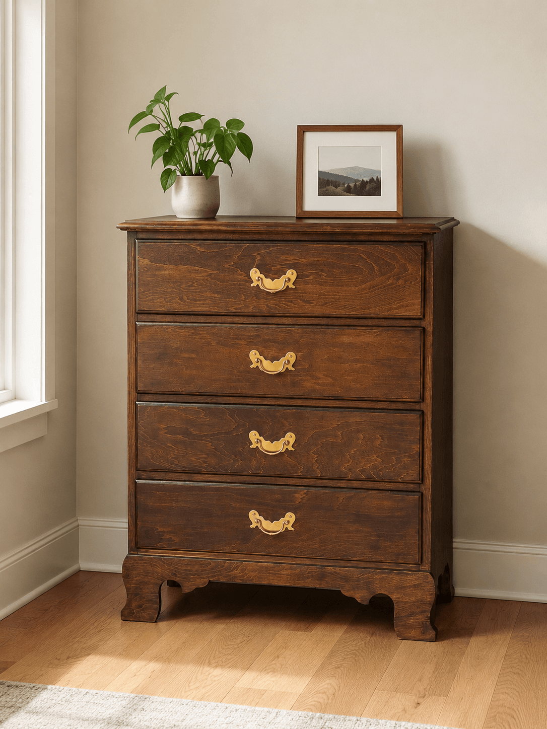 Compact 4-Drawer Dresser, image 1